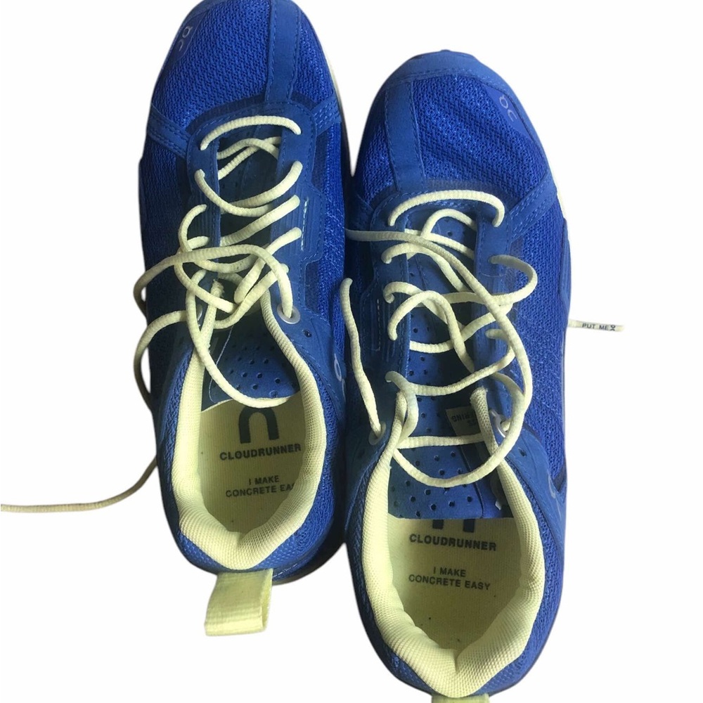 On Running Cloudrunner Blue Athletic Shoes